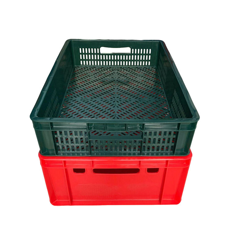Stackable Storage Crates for Efficient Warehousing