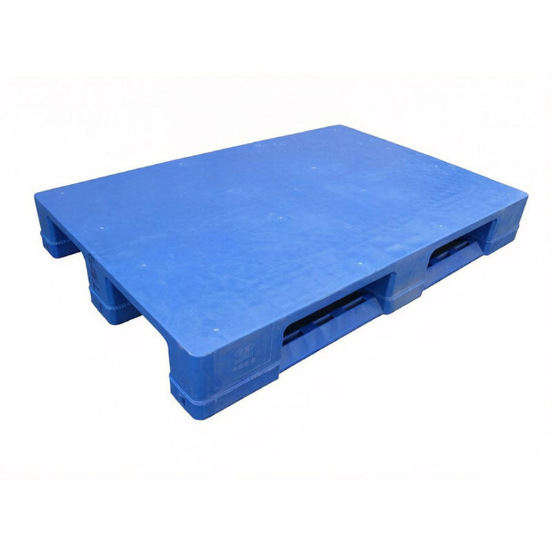 HDPE European Tray |Heavy Duty Industrial Nine Legs Solid Flat Plastic Euro Pallet 1200*800*175MM Single Faced 4-Way Entry T38-4