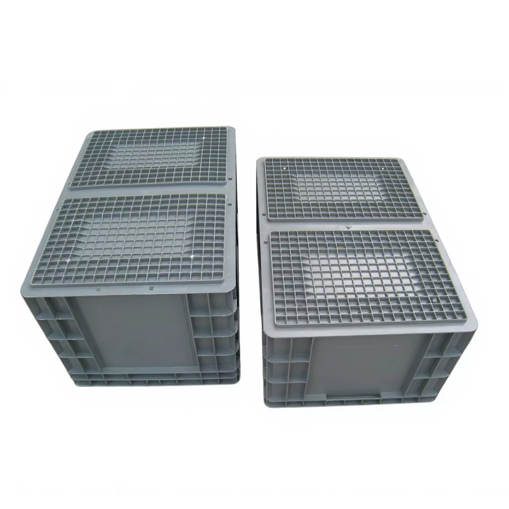 HDPE Euro Plastic Pallet 1200x1000mm | 8T Static Load, 4-Way Entry ...
