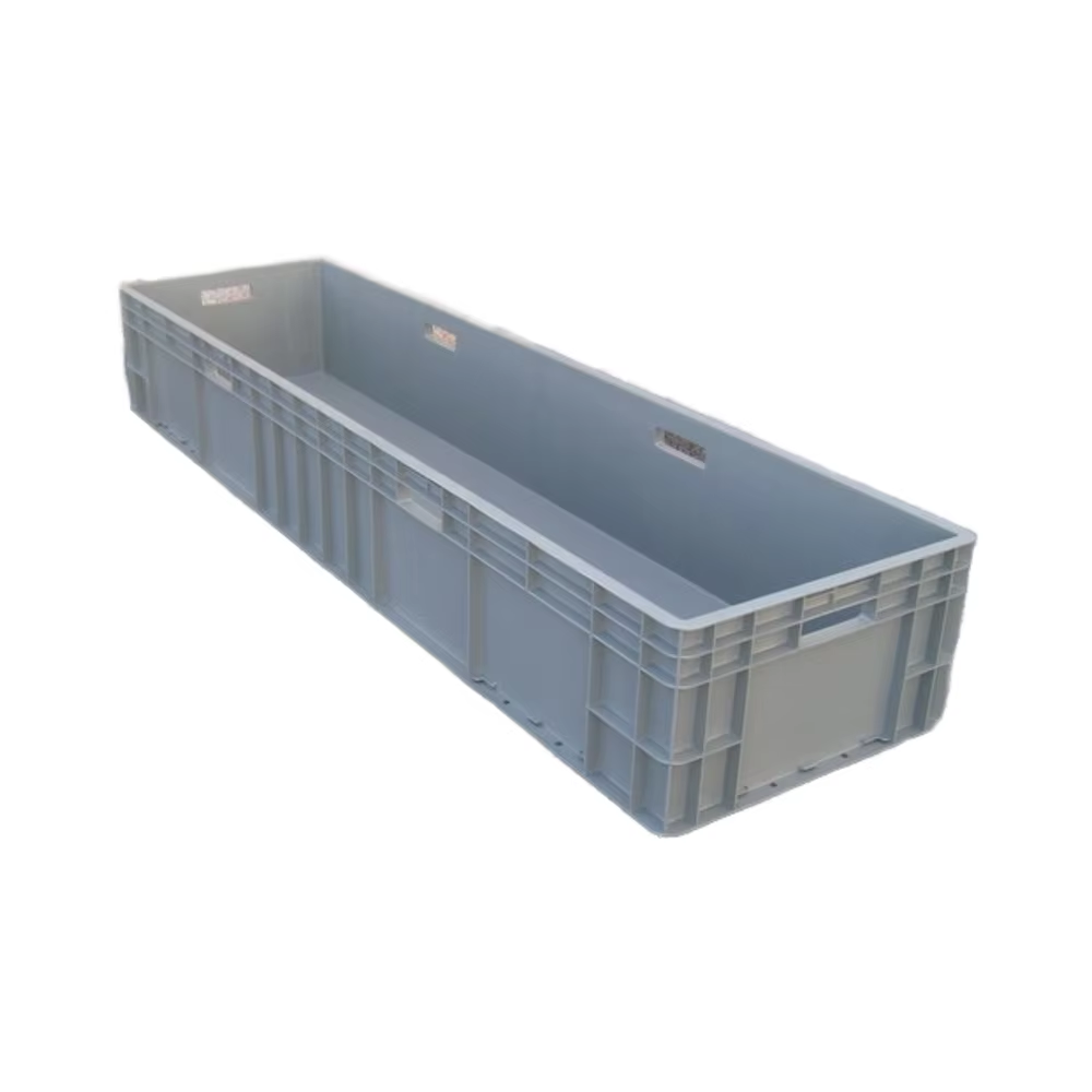High Quality HUADU EU41522  Heavy Duty Industrial Plastic Containers Storage Turnover Box Injection PP
