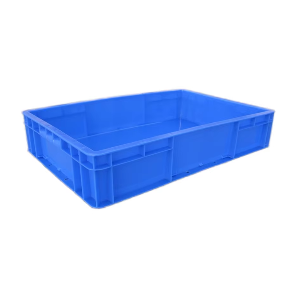 High Quality HUADU EU4611  Heavy Duty Industrial Plastic Containers Storage Turnover Box Injection PP