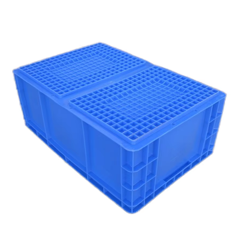 High Quality HUADU EU4622  Heavy Duty Industrial Plastic Containers Storage Turnover Box Injection PP