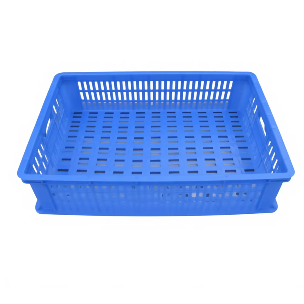 Factory Wholesale Plastic Basket Crate/Basket for Agriculture Fruits Vegetable  Plastic Stacked Basket  K237