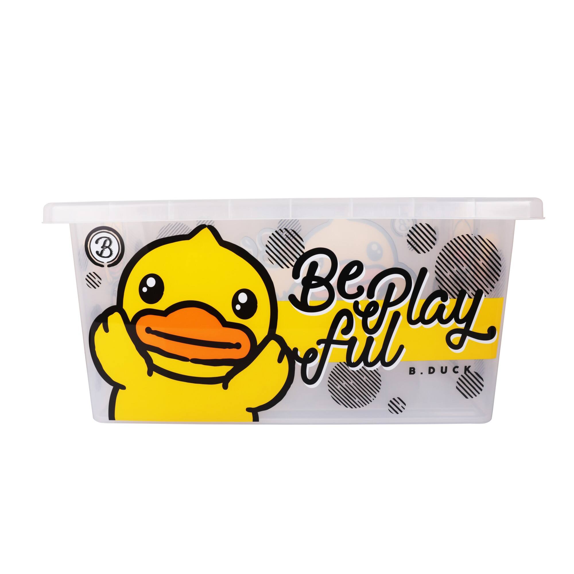 The 20-Liter Plastic PP Storage Box for Little Ducks is Labeled Inside the Mold