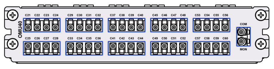 upc dual fiber dwdm mux or demux plug in board-1