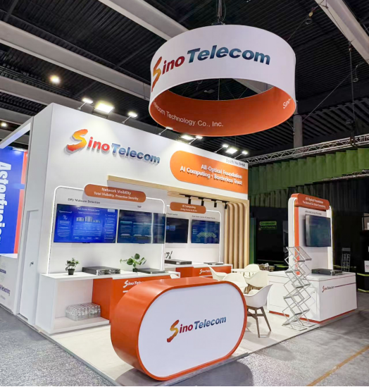 Sino Telecom Booth at MWC Barcelona