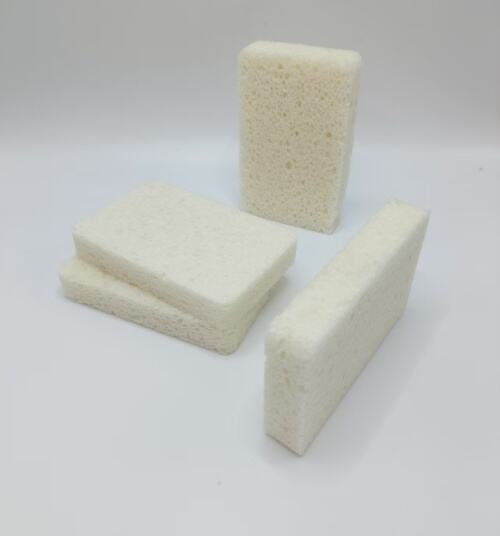 Éponge colorée en cellulose / éponge en pâte à bois