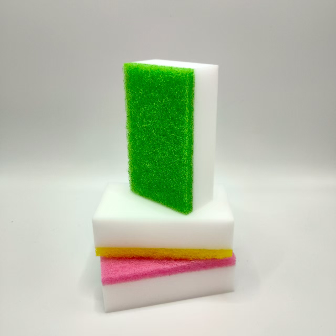 Gomme magique en mousse de mélamine avec tampon abrasif