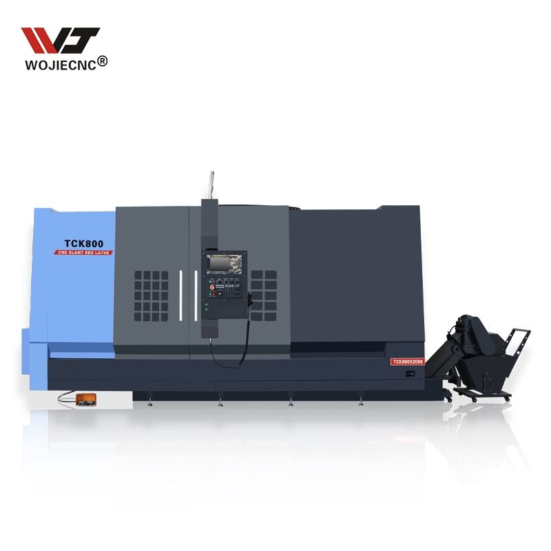 Tornos Econômicos com Eixo C WJ800, Torno para Metal e Máquina de Torneamento CNC