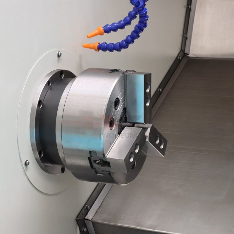 How can a CNC lathe reduce labor cost in machining operations?