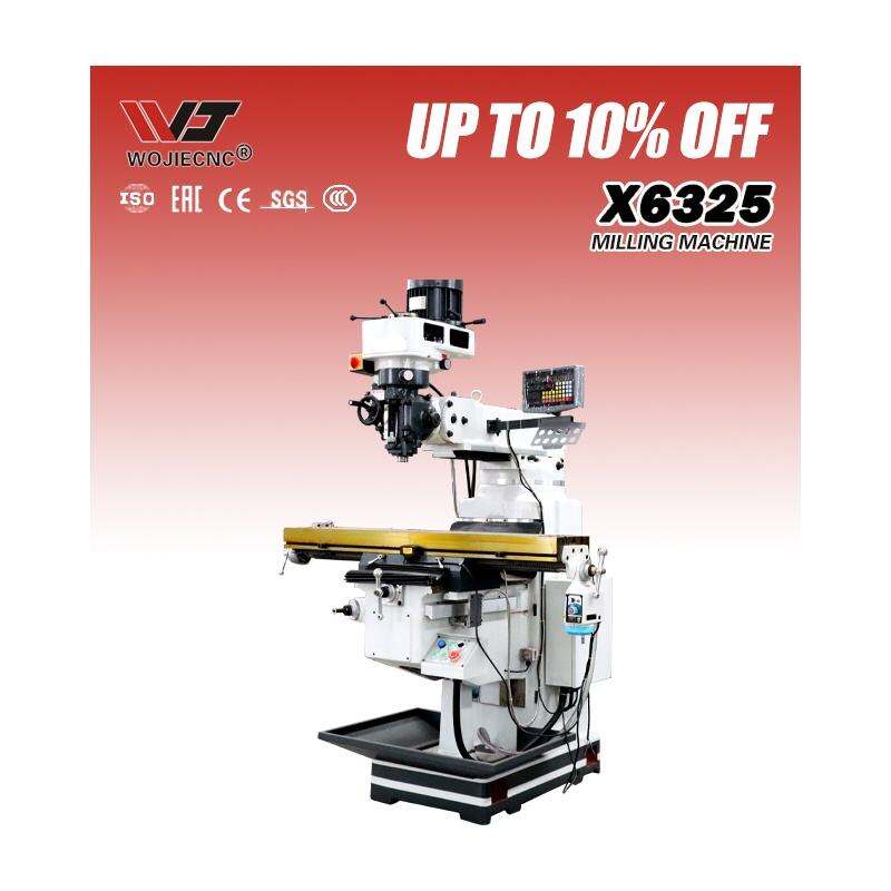 Hoogpresterende freesmachine X6325 verticale torenfreesmachine met spindel NT40 ISO40