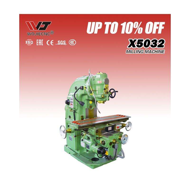 Algemene handmatige freesmachine X5032, algemene freesmachine voor metaal