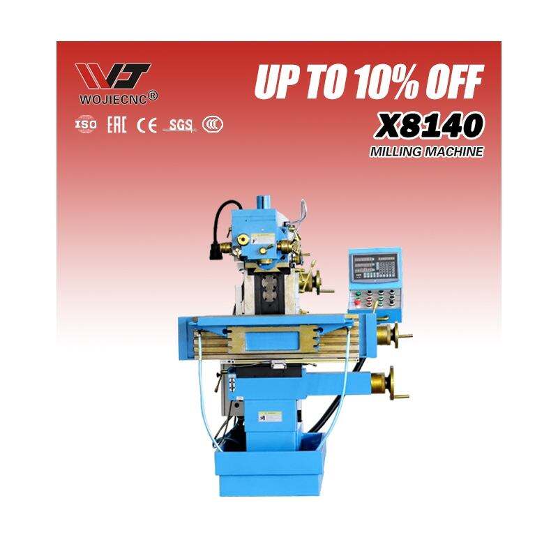 X8140 Universal Milling Machine Knee Type Manual Milling Machine for Metal Processing