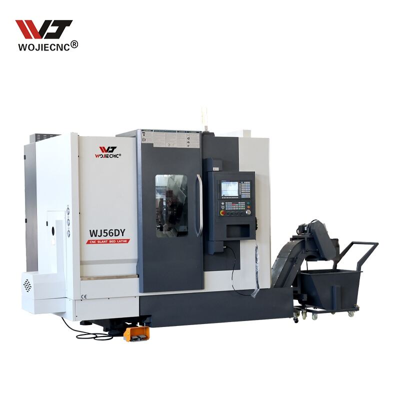 Tokarka CNC z frezarką, oś Y, frezarka tokarska, tokarka WJ56DY CNC z certyfikatem CE
