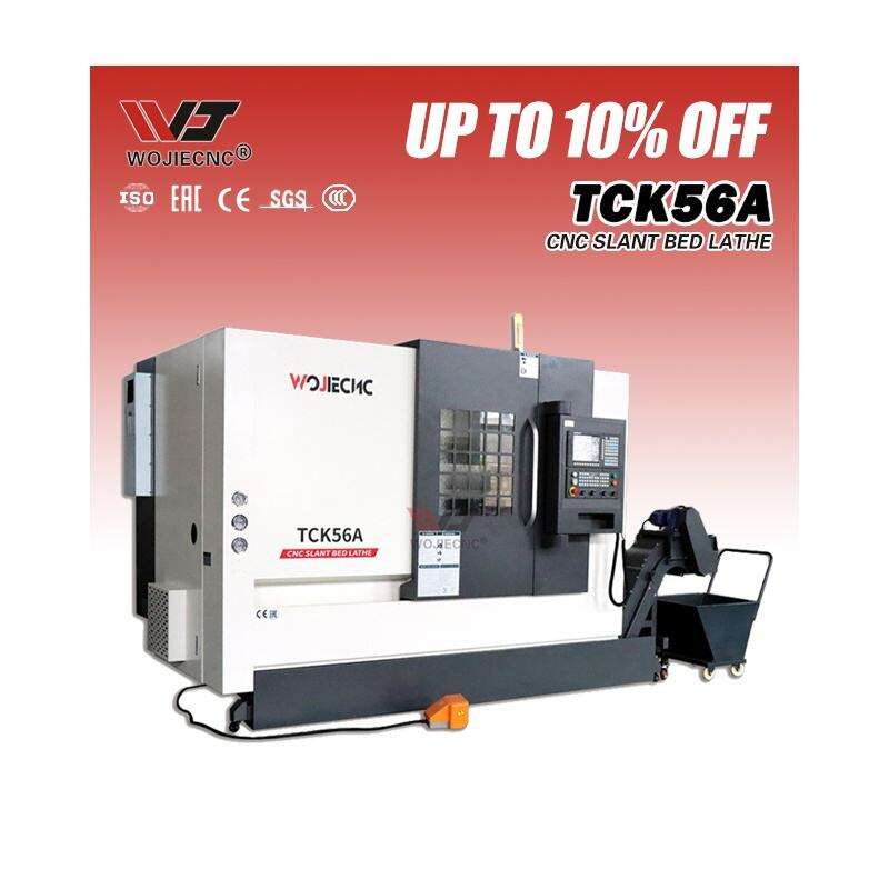 High Precision Slant Bed CNC Lathe TCK56A CNC Lathe Machine CNC Turning Milling Machine with Drive Tool