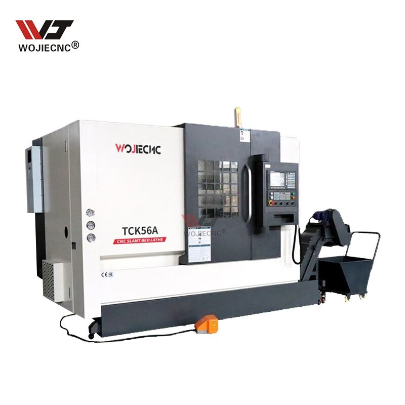 Wysokoprecyzyjny tokarko-frezarkowy CNC z pochyłym łożem WJ56A, tokarka CNC, maszyna do toczenia i frezowania CNC z narzędziem napędzanym
