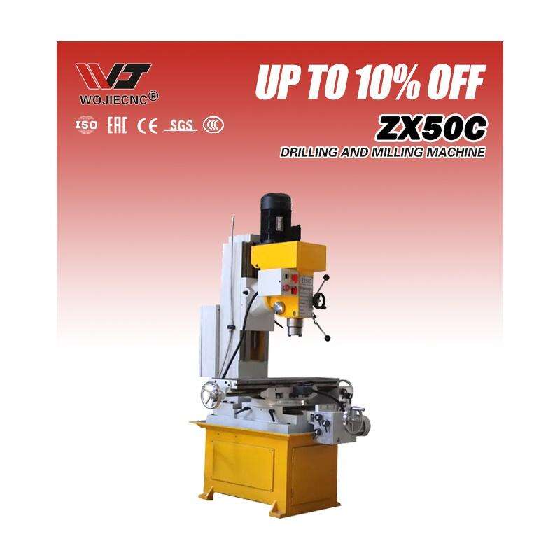 Universal Price Metal ZX50C Vertical Metal Light Duty Drilling Milling Machine