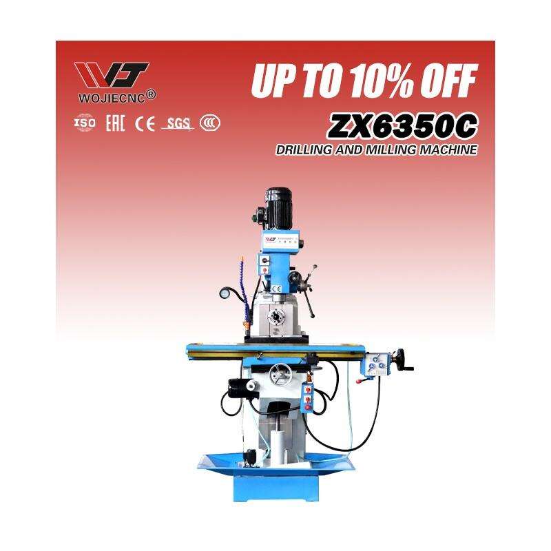 ZX6350C Universal Milling and Drilling Machine Multi-purpose Lathe Mill Drill