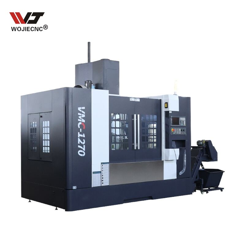 Ośrodek obróbkowy CNC z systemem sterowania Siemens VMC1270, frezarka CNC z walcowym wrzecionem marki tajwańskiej oraz obsługą 4 osi