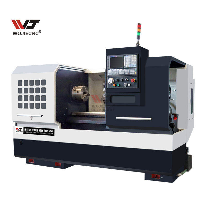 Nieuwe horizontale CNC-draaibank met middelzware belasting, model CK6140, met vlak bed, concurrerende prijs en GSK-besturingssysteem
