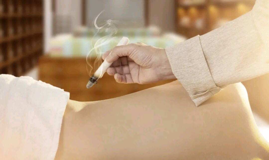 What are the types of moxibustion moxa?