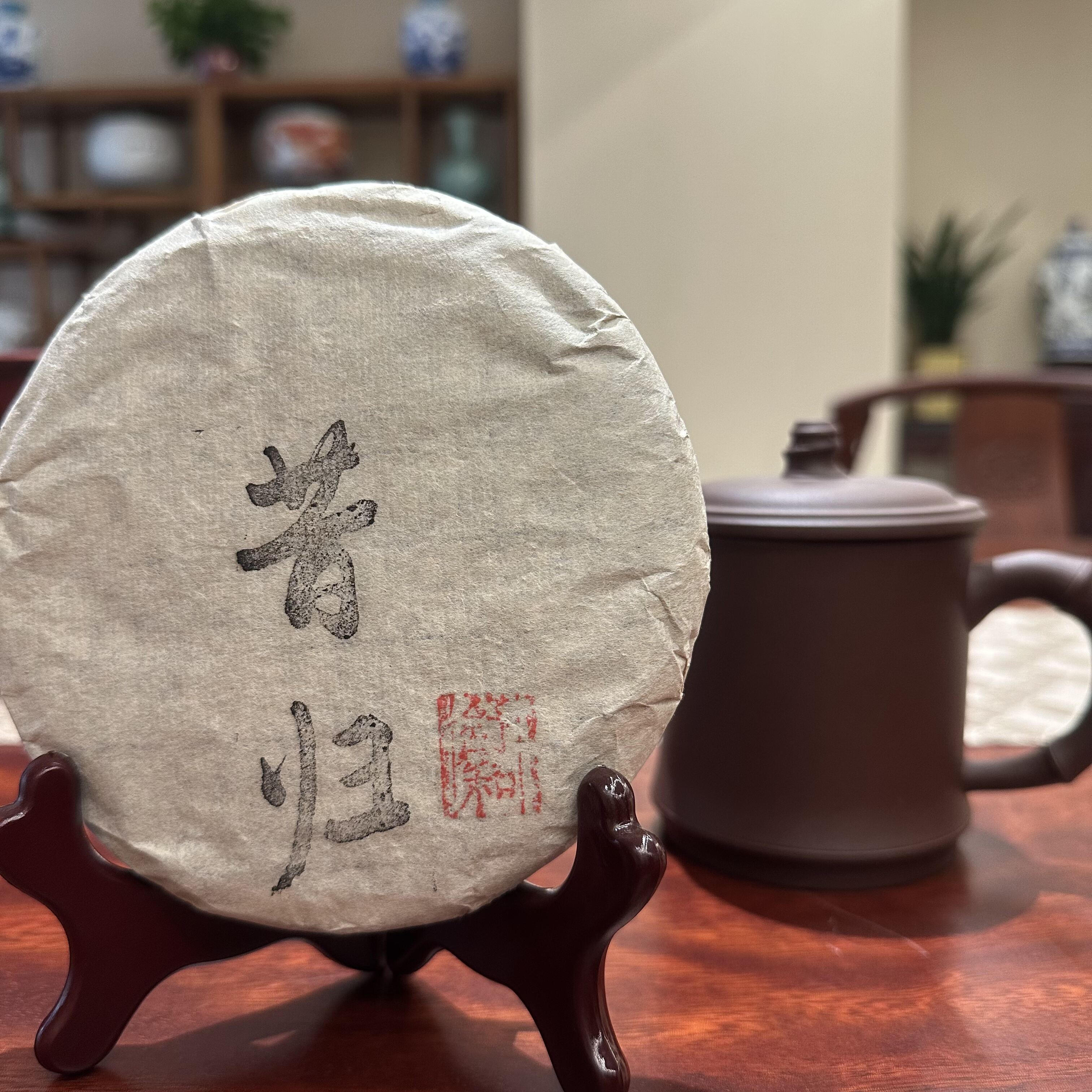 shuhe premium dark tea aged fermented loose leaf tea authentic traditional craft mellow  smooth ideal for digestion  relaxation natural health tea-4