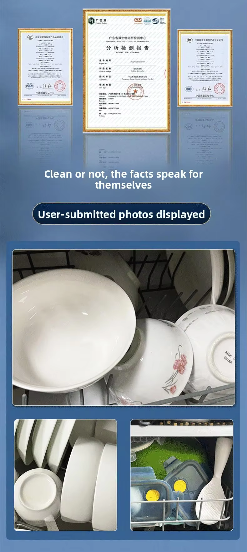 Small desktop dishwasher,Installation-free dishwasher,Intelligent disinfection dishwasher