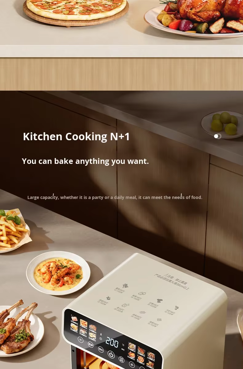 Hot-Selling Household Visual Timer 11-20L Touchscreen Smart Multi-Function Automatic Power Outage Air Fryer Oven New Model supplier