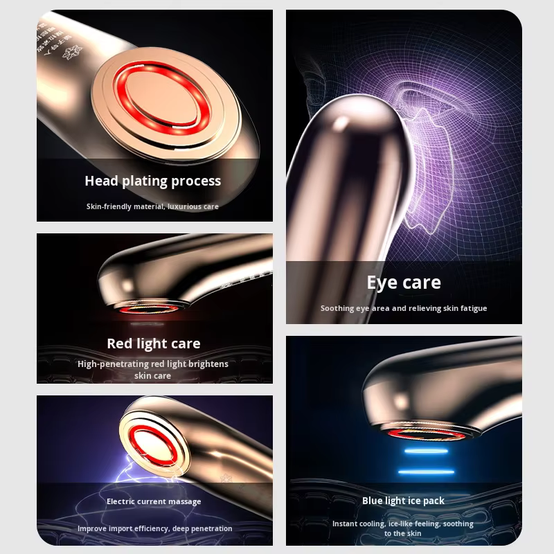 Facial massage lifting device,Microcurrent facial red light,Home use beauty instrument