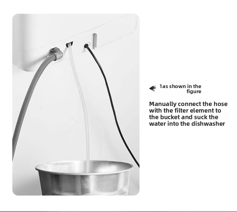 Factory Direct Supply Small Desktop Dishwashers Home Use Installation-Free Automatic Wire-Controlled 20L Capacity Intelligent factory