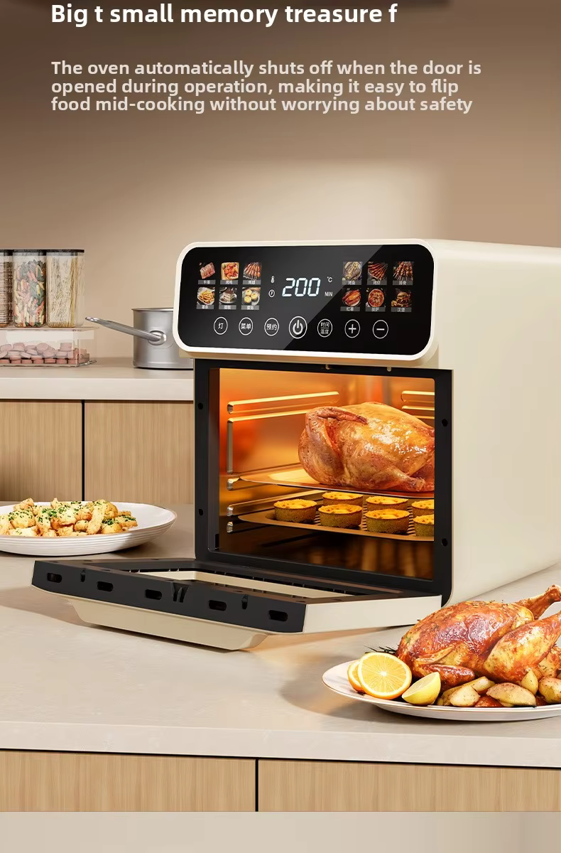 Hot-Selling Household Visual Timer 11-20L Touchscreen Smart Multi-Function Automatic Power Outage Air Fryer Oven New Model factory