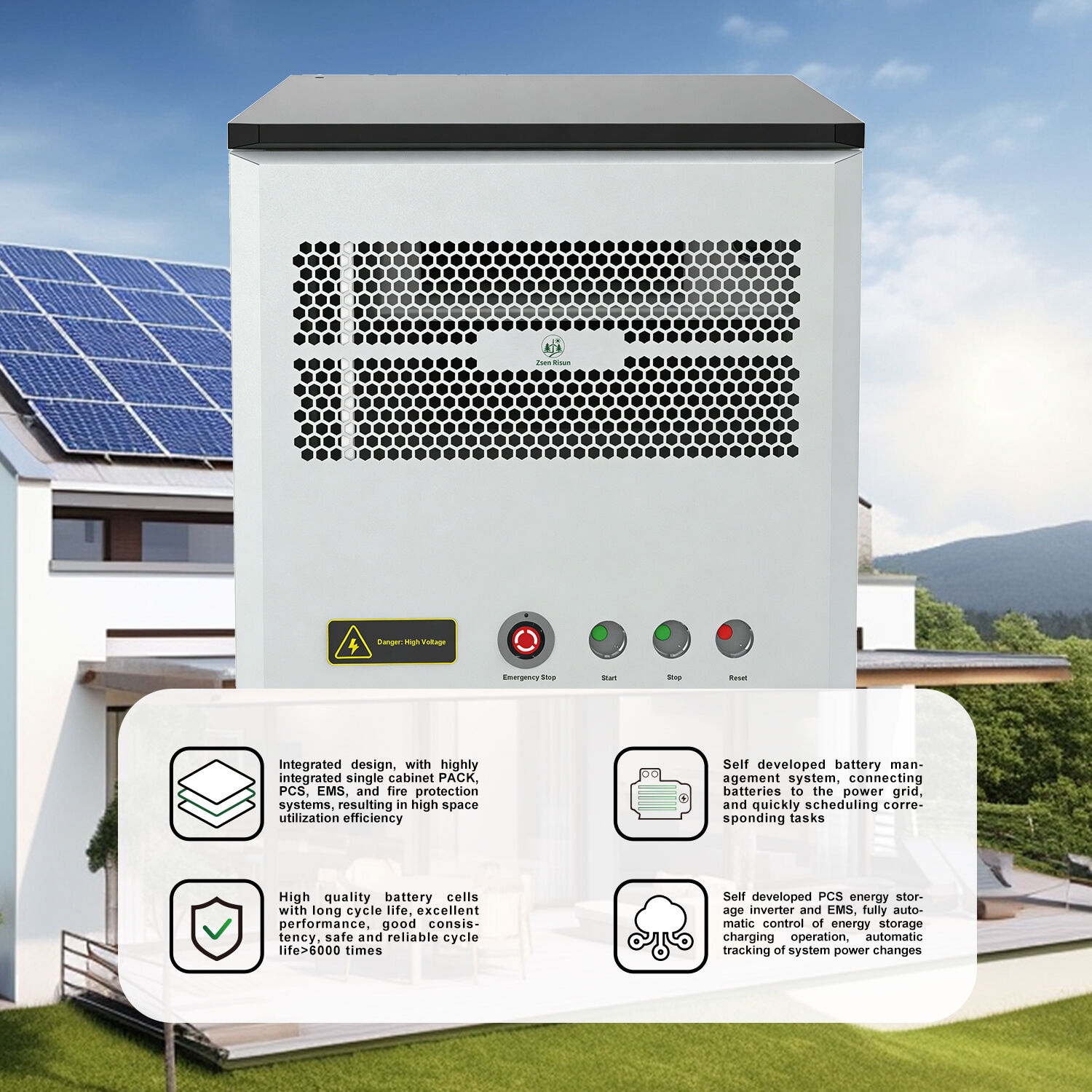 Energy storage integrated cabinet 100kW232kWh