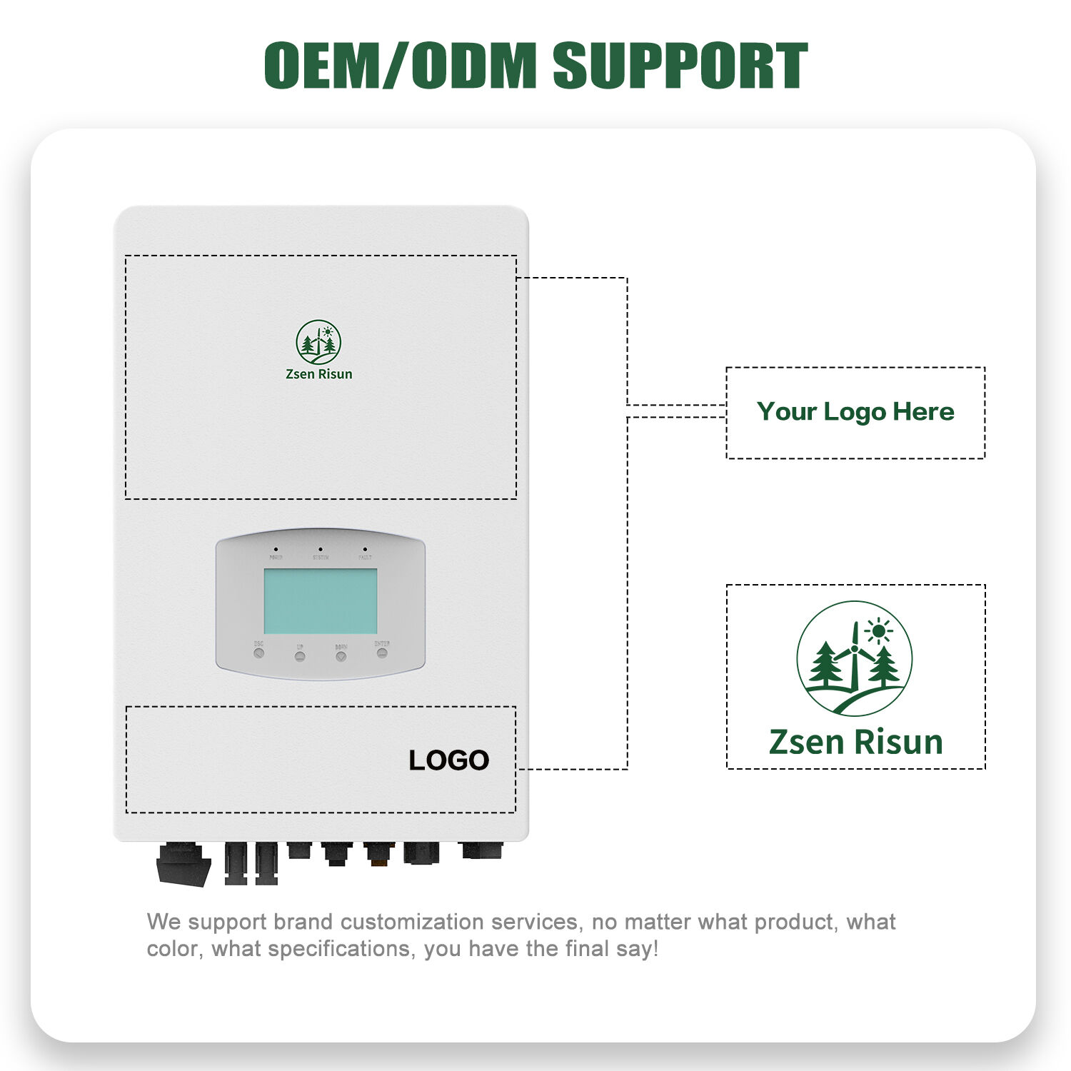 Single-phase hybrid inverter 3-6kW (grid-connected)