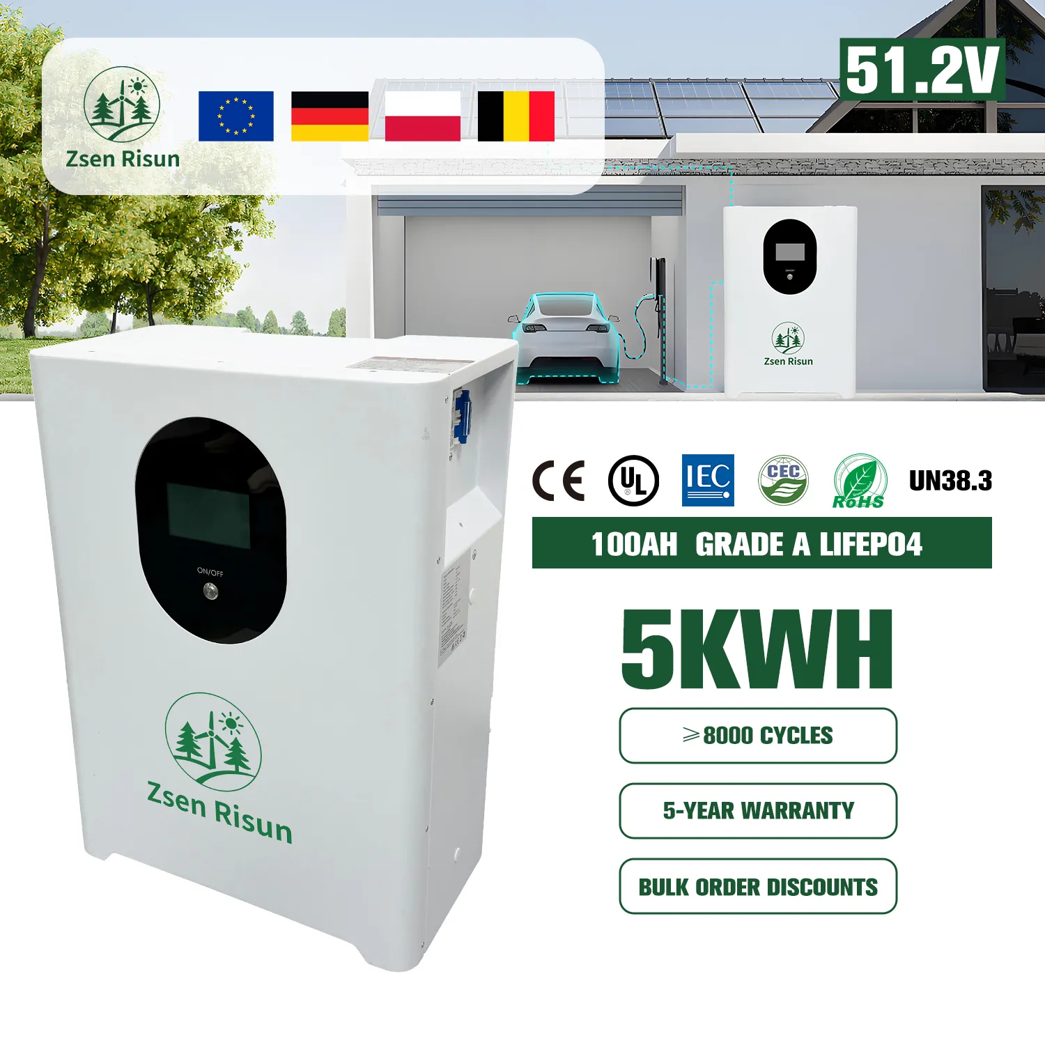 Benefits of 48V LiFePO4 Battery for European Off Grid Home Storage