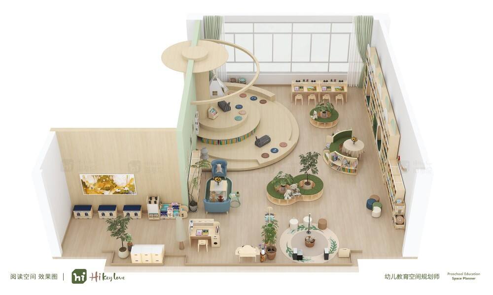 Space Area: 95㎡ Reading Roomfloor Plan