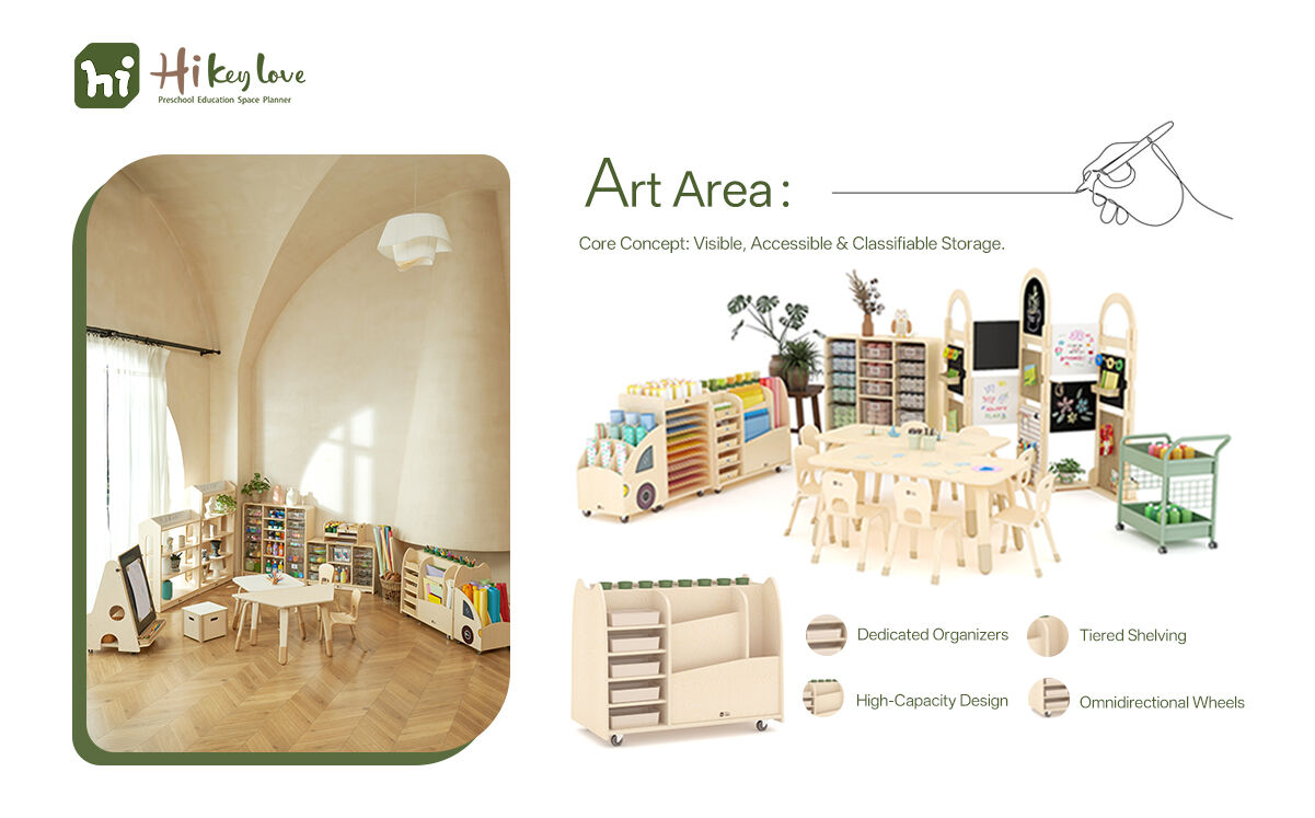 Where Creativity Meets Clever Design: The Hikeylove Art Studio Table That Transforms Small Spaces