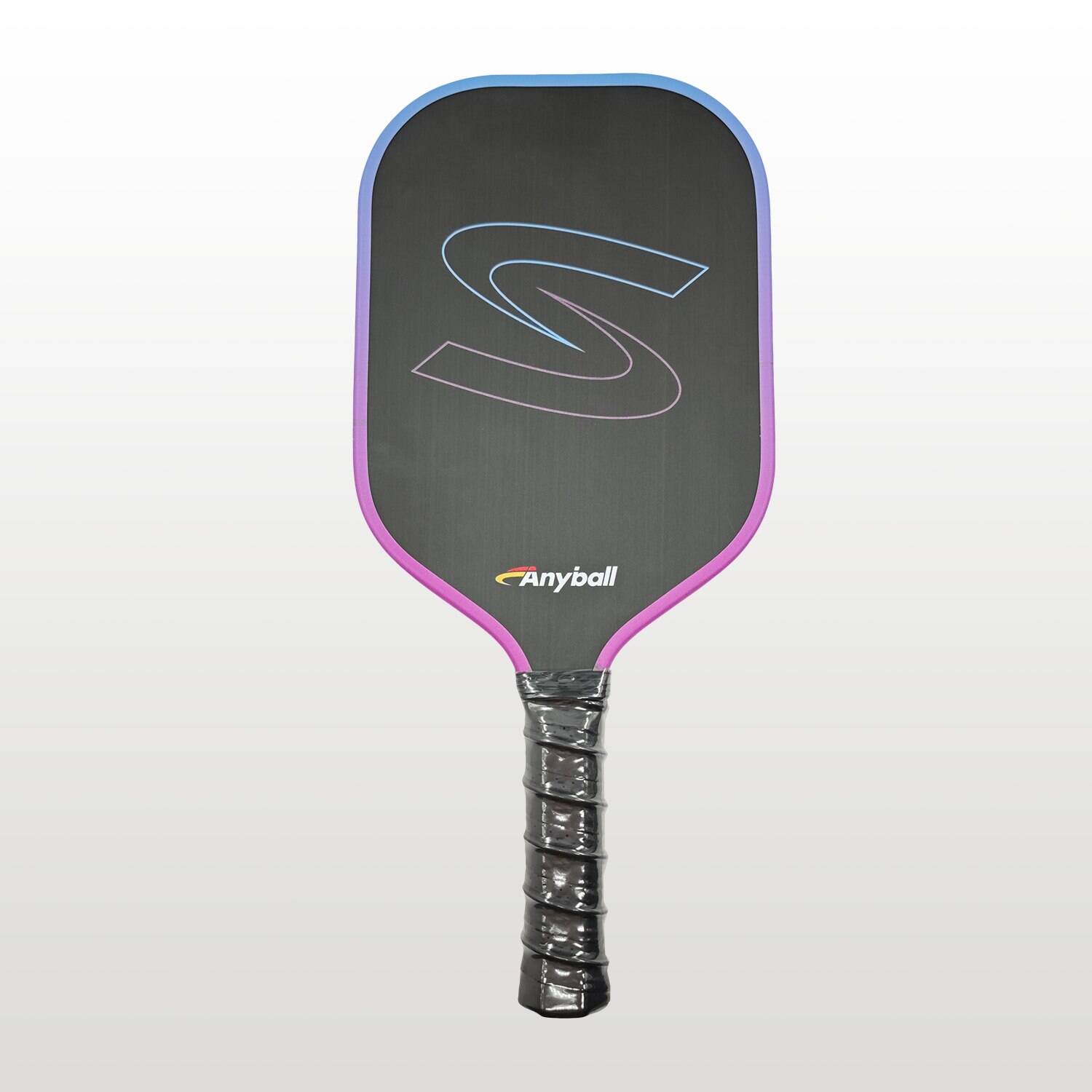 TEXTURED Pickleball Paddle Factory Anyball TR009 Model Carbon Fiber Pickleball Paddle 16mm Edge Guarded