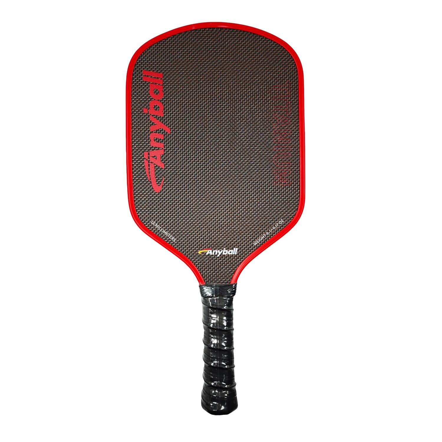 Anyball Customizable 16mm PP USAPA Approved Carbon Fiber Pickleball Paddle for Adults Training Thermoformed 18K T700 Honeycomb