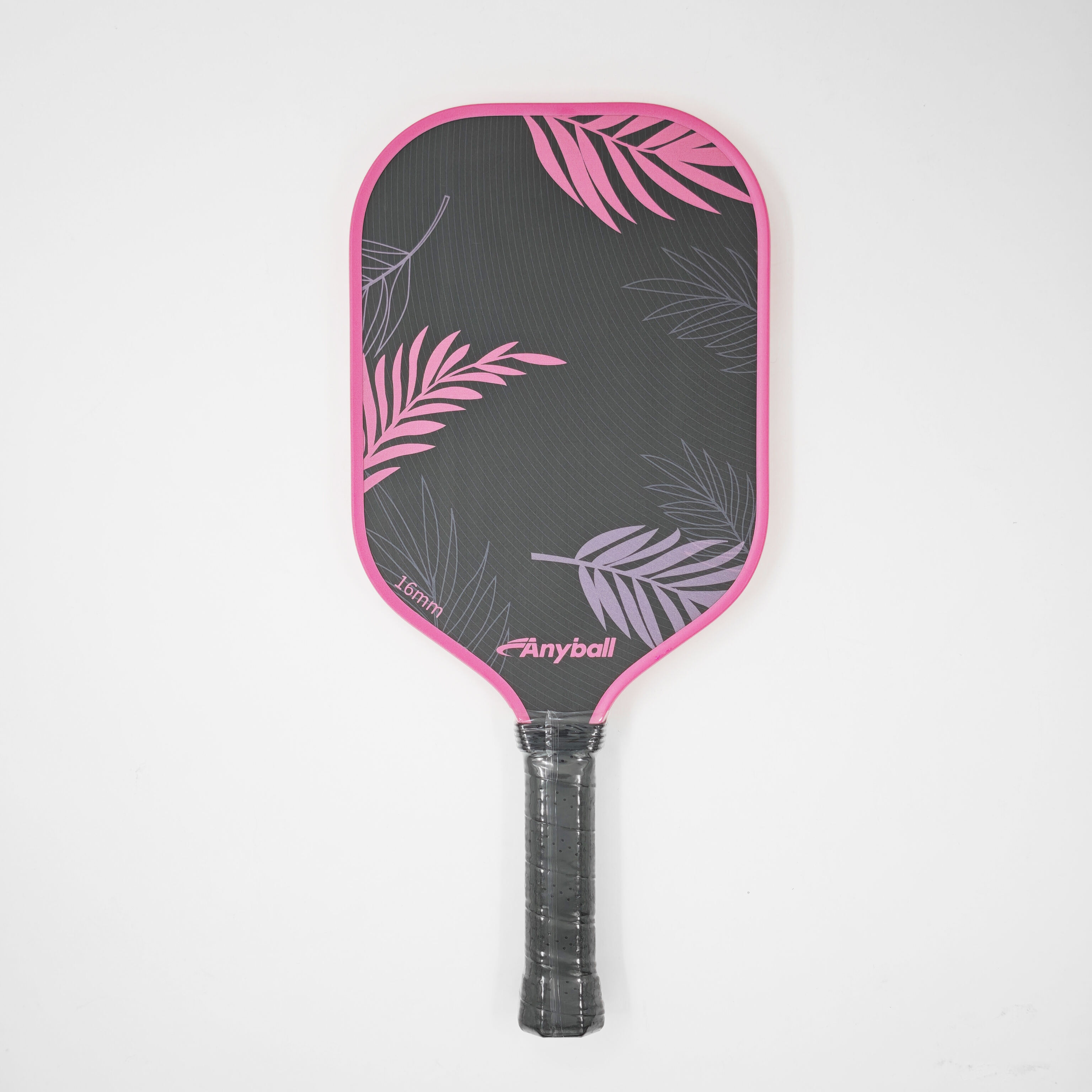 Anyball TR010 Model Carbon Fiber Pickleball Paddle 16mm Edge Guarded with Textured Honeycomb Core for Entertainment