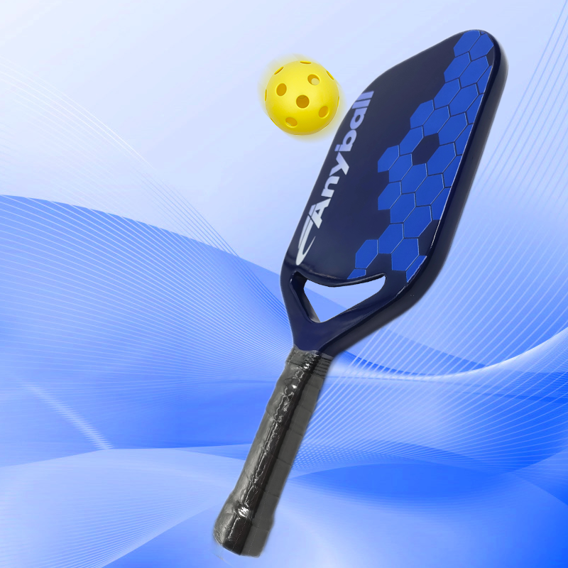 Hot Sale Anyball Black Pickleball Paddle Original Factory Carbon Fiber T700 Adults Indoor/Outdoor Sports 16mm