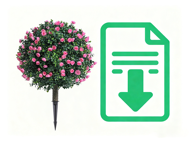 Artificial ground-planting plant