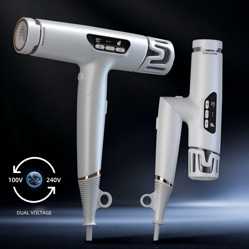 High-speed BLDC Ionic Dual Voltage Hair Dryer for Travel