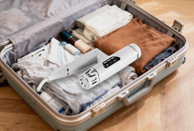 Travel Ready Hair Care Aesthetics, OUMIBEAUTIES Ultra-Light Foldable Hair Dryer Balances Powerful Performance with On-the-go Convenience