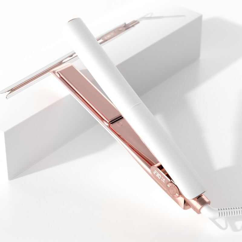 2 in 1 Infrared Titanium Electric Hair Straightener