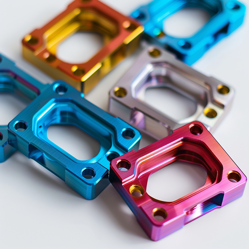 High-Precision CNC Milled Aluminum Components – Anodized & Polished Finish