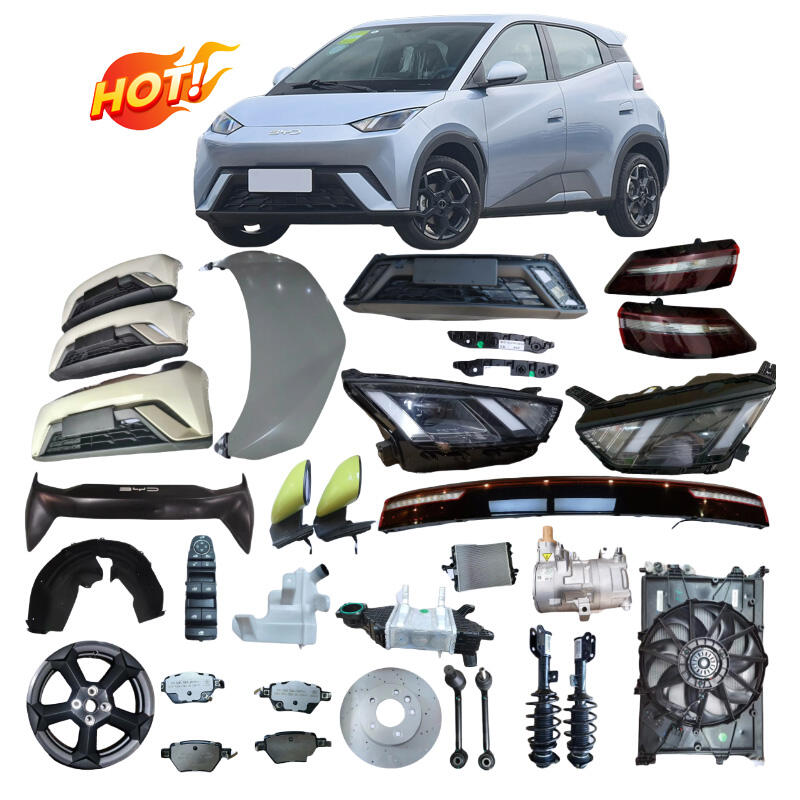 Chinese Auto Parts Dolphin Mini Byd Accessories EV Car Spare Parts Bumper Headlight Rim Grill Taillight for Seagull 2024 2025