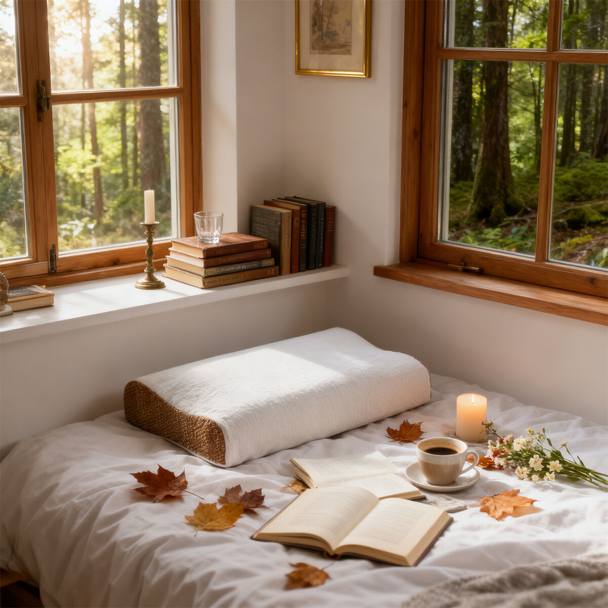 A Memory Foam Pillow Needs Time to Regain Its Shape After Being Compressed.