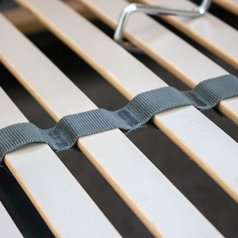 External Smart Wooden Slat Bed Frame