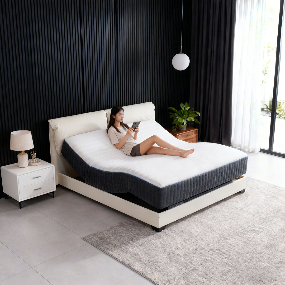 Découvrez un confort inégalé avec notre matelas intelligent à correction posturale