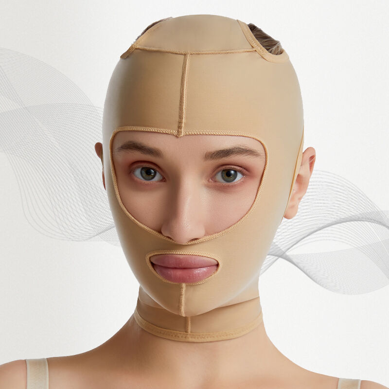 رباط طبي للوجه للتعافي - تشكيل الخط V وإنتاج بكميات صغيرة